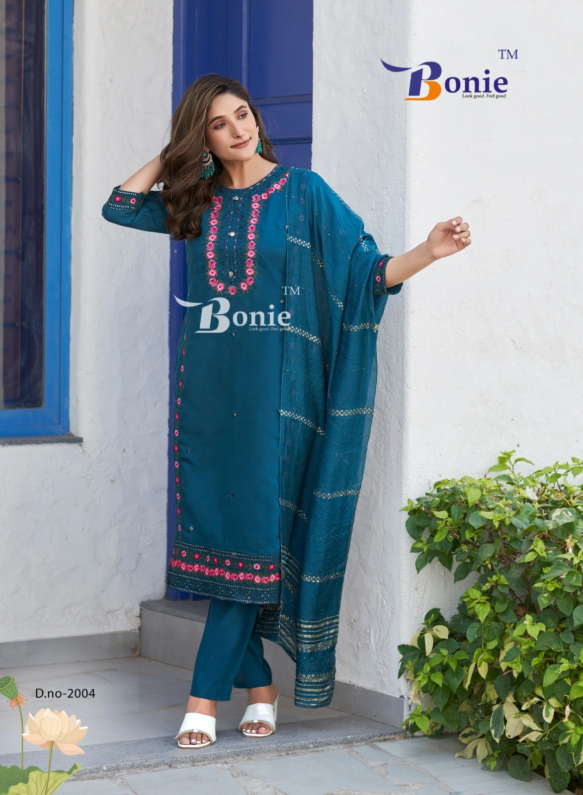 Bonie Shikha Vol 2 Roman Silk Wholesale Readymade Salwar Suit Catalog — Wholesale Readymade Suit, bonie wholesale from Surat - Gallery Image 3